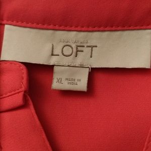 Loft Orange Blouse
